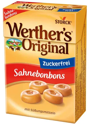 Productafbeelding van Werther’s® Original 330663 Werther’s® Original Sahnebonbons zuckerfrei Bonbons 42,0 g