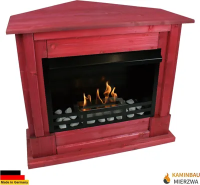 Immagine prodotto di Caminetto a gel Caminetto a etanolo Caminetto ad angolo Rafael Deluxe - Rosso