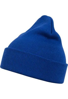 Produktbild von Urban Classics Winter Beanie - BASIC FLAP royal