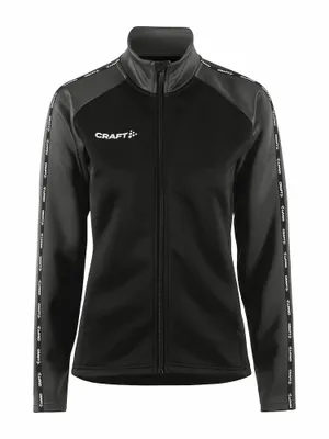 Produktbild von Craft Damen Trainingsjacke Squad 2.0 Full Zip aus recyceltem Polyester