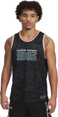 Produktbild von Under Armour Zone Pro Mesh Printed ärmelloses T-shirt Schwarz S Herren Schwarz S