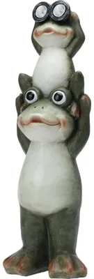 Produktbild von Solar Gartenleuchte Frosch Figur 72 cm