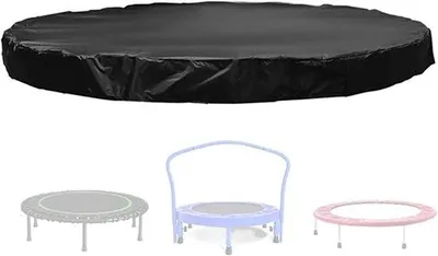 Produktbild von Trampolin-Abdeckung - Trampolin-Abdeckung Schutzhülle - Trampolin-Schutzhülle - Wasserdicht Oxford Material - 92 x 11 cm - Grau