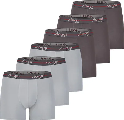 Produktbild von sloggi 6er Pack men Start Long Short / Pant Extra weiches Taillenband, gedoppelte Verarbeitung im Schrittbereich, Wunderbar weiches Material