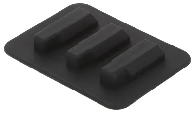 Produktbild von Schwarzes Silikon-Dämpfungswerkzeug für Gitarren- und Ukulelensaiten – Trainingshilfe und Instrumentenzubehör