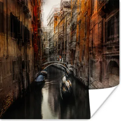 Produktbild von MuchoWow® Poster Italien - Venedig - Wasser 80x60 cm - Kunst für zu Hause