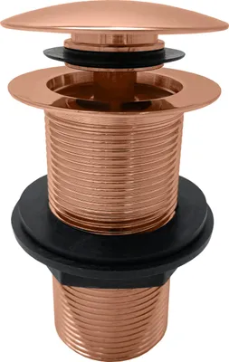 Image de Sortie de lavabo CLICK-CLACK 5/4'' sans trop-plein, Golden Pink - brillant MD0798ZRL, RAV Slezák