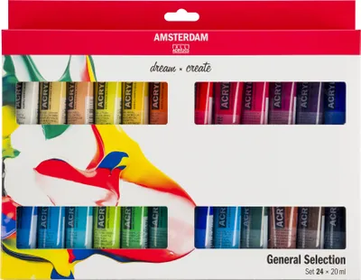 Zdjęcie produktu dla ROYAL TALENS Acrylfarbe AMSTERDAM Introset III, 24 x 20 ml