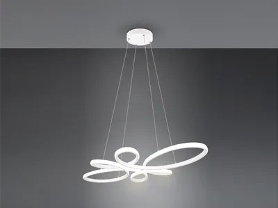 Produktbild von Trio Fly LED Pendelleuchte  32W dimmbar Weiß Matt tralweiss