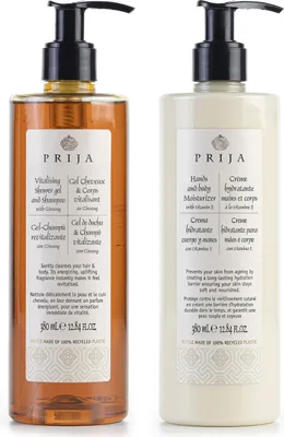 Obrázek produktu pro Kosmetická sada PRIJA: sprchový gel, hydratační krém