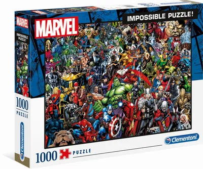 Image de Clementoni - Impossible Puzzle - Marvel (1000 pièces)
