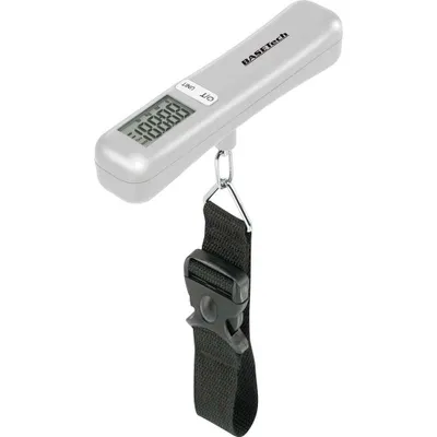Produktbild von Basetech LS-40S Kofferwaage LS-40S Wägebereich (max.) 40 kg Ablesbarkeit 10 g batteriebetrieben Silber