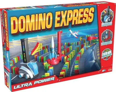 Produktbild von Domino Express Ultra Power, Super Dealer, für beeindruckende Strecken, ab 6 Jahren, von GOLIATH
