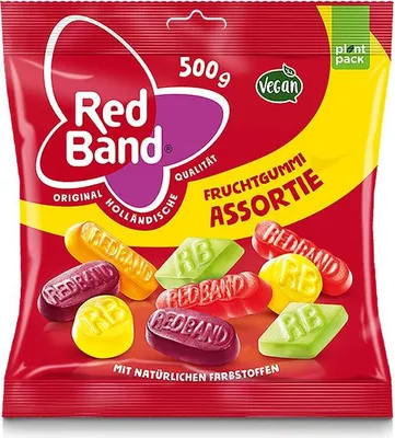 Produktbild von Red Band Fruchtgummi Assortie 500g