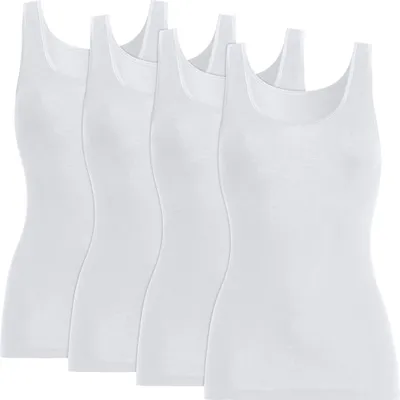 Produktbild von Con-ta Damen-Unterhemd 4er-Pack weiß 36