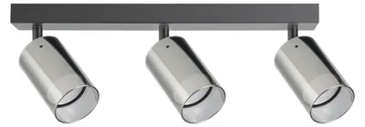 Zdjęcie produktu dla Spot reflektor natynkowy REN czarny 3xGU10x50W szkło wym:16,5x38x6cm IP20 Zuma Line