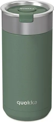 Immagine prodotto di Quokka Boost Coffee Tumbler - Tazza termica in acciaio inox con infusore 400 ml (Pino)