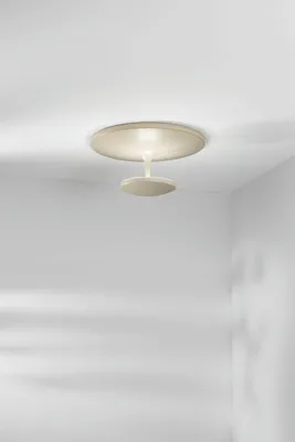 Produktbild von LED Deckenlampe Metall rund Ø 50 cm Sandfarben 3000 K 4200 lm Modern