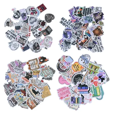 200 niedliche Laptop-Sticker, wasserdicht, Cartoon, 3-6 cm