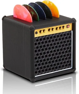 Produktbild von Gitaristenorganisatorbox - Gitarrelektrodisplay - Plectrumrek - Büroorganisation - für Gitarristen, Musikliebhaber - Gitarrelektrobox