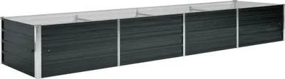 Obrázok produktu pre vidaXL Záhradný zvýšený záhon antracit 320 x 80 x 45 cm Pozinkovaná oceľ