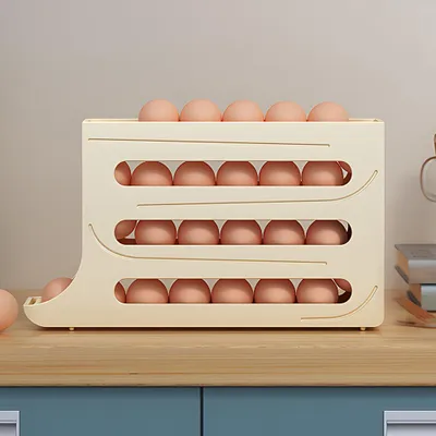 Produktbild von Eierspender Automatischer rollender Eierablage-Organizer, 28 Eier gleichzeitig