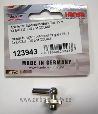 Produktbild von Adapter für Syphonanschluss 123943 Glas 15ml