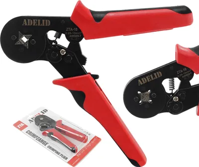 Produktbild von Crimpzange Aderendhülsenzange Presszange für Aderendhülsen 0,25 mm²-10 mm² isolierte unisolierte