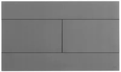 Produktbild von Wc-spülknopf - Grau - 255 × 150 × 6,5 Mm - Soft-touch - Kolo Slim
