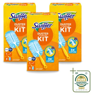 Productafbeelding van 3 x Swiffer Stofdoek Startpakket met 3 Febreze navullingen - Voorraadpakket - 3 stuks