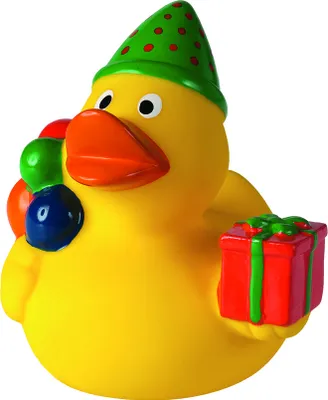 Produktbild von Geburtstag - Anlassente - Quietscheente - Badeente - ca. 8 cm gross - Geburtstagsente