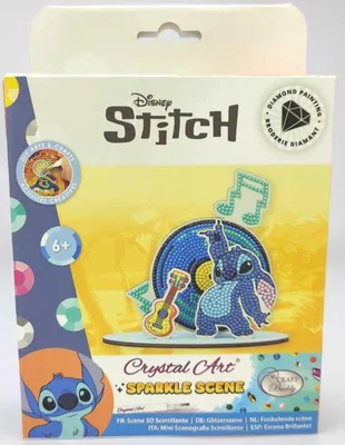 Immagine prodotto di Set fai da te Craft Buddy "Stitch" - Scena musicale con glitter per bambini