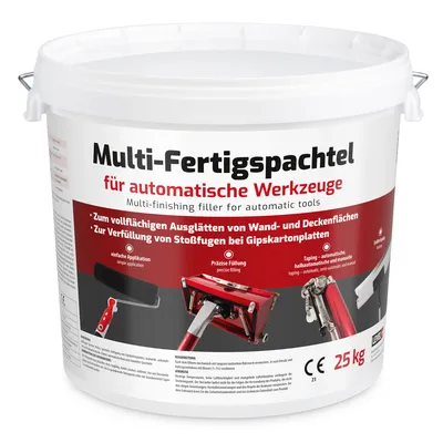 Produktbild von Fertigspachtel Mehrzweck/Fugenspachtel Innen 25kg Glätten Taping Füll Finish