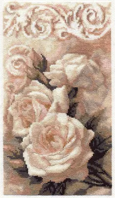 Produktbild von Panna Kreuzstichset "Romantik" 14x25,5cm, Zählmuster