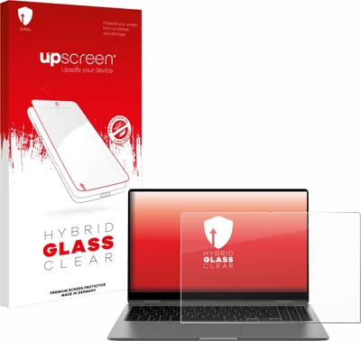 Produktbild von upscreen Schutzglas für Samsung Galaxy Book5 360 15.6" Schutzfolie Panzer Folie Glas Display Schutz klar