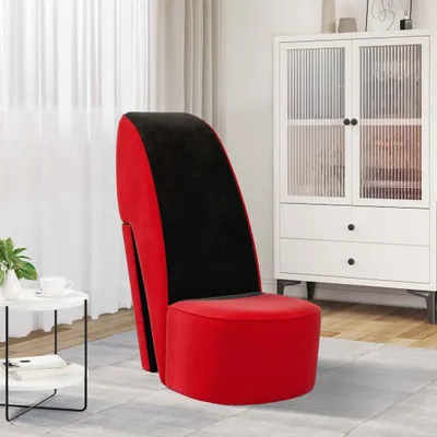 Obrázek produktu pro vidaXL Židle ve tvaru stiletta Red Velvet
