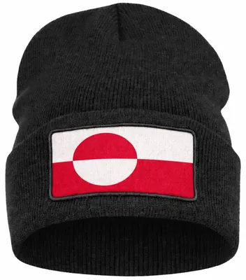 Productafbeelding van Beanie Muts met Landenvlag - Zwart - Uni