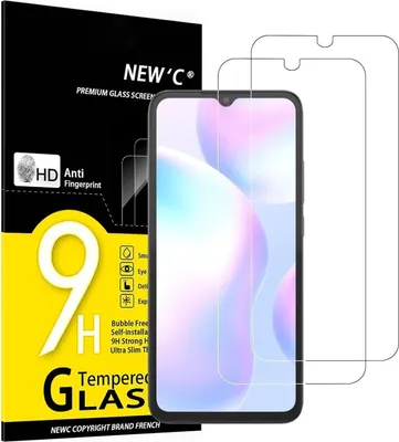 Image de 2X verre de protection blindé Xiaomi Redmi 9A 9C 9H dureté film de protection écran ultra-clair