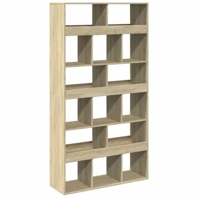 Produktbild von VidaXL 3309539, Eiche, 15 Regale, Holz, Holz, 1000 mm, 330 mm