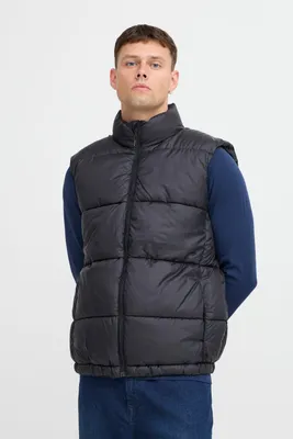 Produktbild von Blend BHVest Herren Weste Steppweste Outdoor Weste mit Reißverschlusstaschen Stehkragen Regular fit