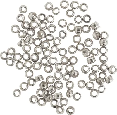 Produktbild von Quetschperlen, Rund, Ø 1 mm Silber