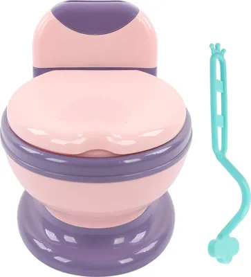 Produktbild von Baby-Töpfchen-Toilette, emulational, große Größe, universell, abnehmbar, für Training, rosa-violett