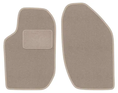 Productafbeelding van Velours voormatten voor Alfa Romeo 164 1988-1997 (sedan) – 2-delig, beige, op maat – Wielganizator LUX