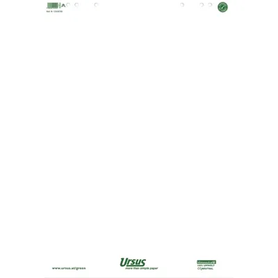 Immagine prodotto di Blocchi per lavagna a fogli mobili 68x99cm RC bianco 20 fogli
