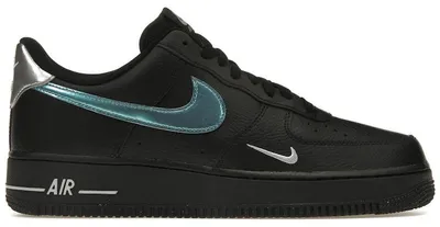 Produktbild von Nike Air Force 1 '07 Low Black Blue Lightning - EU 40.5