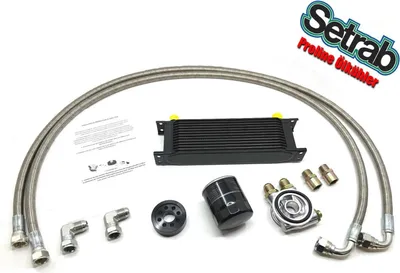 Obrázek produktu pro 13 řad olejového chladiče + ocelová hadice pro VW T5 2.0L TDI CFCA 180PS Bi-T