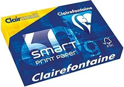 Produktbild von Clairefontaine 5 x Kopierpapier smart A3 60g/qm VE=500 Blatt weiß
