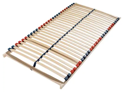 Produktbild von Lattenrost 80x200 cm, 7-Zonen Lattenrost, Ergonomischer Lattenrahmen aus Buchenholz, 28 Federholzleisten, Germany, Belastbar bis 150 kg, Selbstmontage