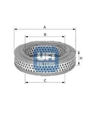 Produktbild von Luftfilter UFI 27.734.00 für FIAT Panda Schrägheck (141) Filtereinsatz