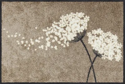 Produktbild von Salonloewe Fußmatte Wishfull Blossom" taupe 50x75 cm"